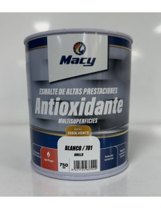ESMALTE ANTIOXIDANTE BRILLO BLANCO 701   750ml ALTAS PRESTACIONES (Macy)