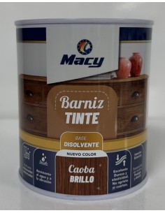 BARNIZ TINTE BRILLO CAOBA 750ml (Macy)