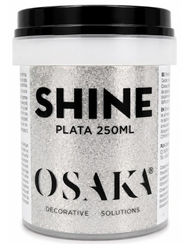 ADITIVO GLITTER PLATA SHINE 250ml  OSAKA
