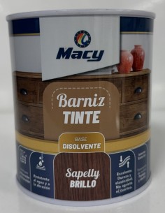 BARNIZ TINTE BRILLO SAPELLY 750ml (Macy)