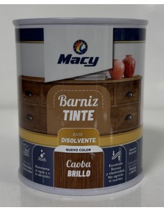 BARNIZ TINTE BRILLO CAOBA 375ml (Macy)