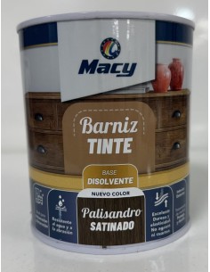 BARNIZ TINTE SATINADO PALISANDRO 750ml (Macy)