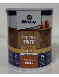 BARNIZ TINTE BRILLO CEREZO 375ml (Macy)