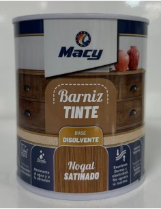 BARNIZ TINTE SATINADO NOGAL 750ml (Macy)