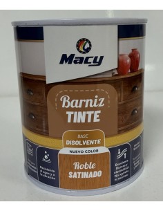 BARNIZ TINTE SATINADO ROBLE 750ml (Macy)
