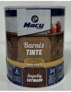 BARNIZ TINTE SATINADO SAPELLY 750ml (Macy)