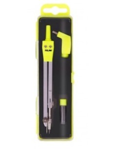 ESTUCHE COMPÁS AMARILLO ADAPTADOR UNIVERSAL cód.11101Y (Milán)