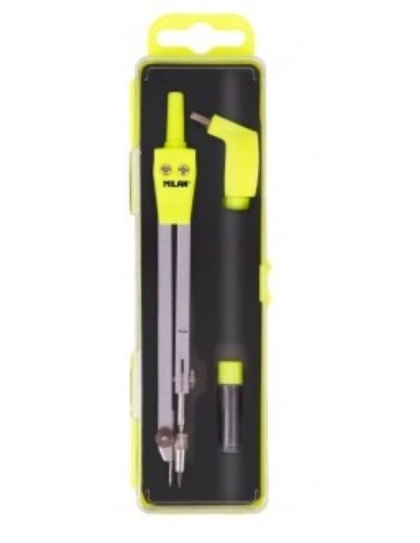 ESTUCHE COMPÁS AMARILLO ADAPTADOR UNIVERSAL cód.11101Y (Milán)