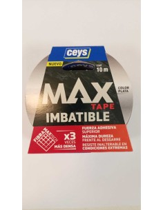 CINTA AMERICANA MAX 25mts PLATA