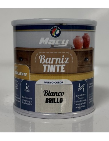 BARNIZ TINTE BRILLO BLANCO 125ml (Macy)
