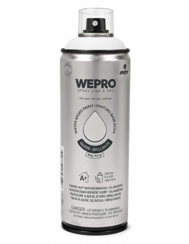 SPRAY WEPRO BASE AGUA BRILLO BLANCO IGLÚ RAL 9016 400ml