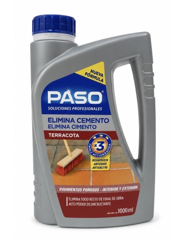 ELIMINA CEMENTO TERRACOTA 1000 ml PASO