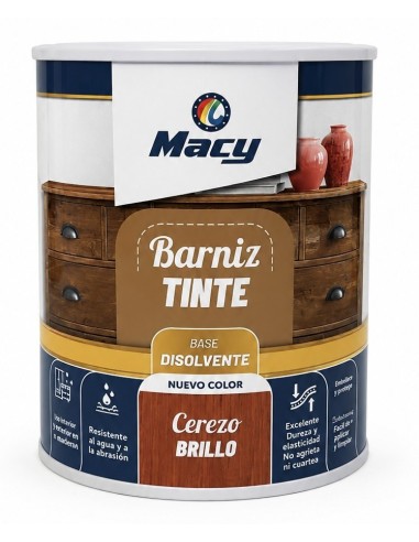 BARNIZ TINTE BRILLO CEREZO 750ml (Macy)
