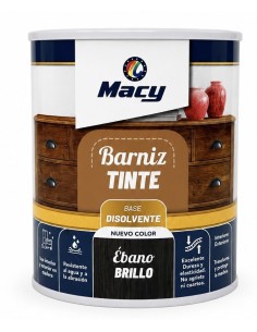 BARNIZ TINTE BRILLO ÉBANO 750ml (Macy)