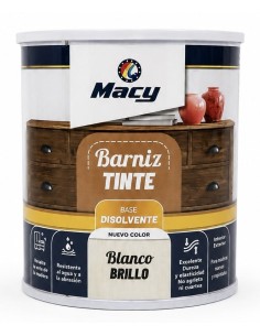 BARNIZ TINTE BRILLO BLANCO 375ml (Macy)