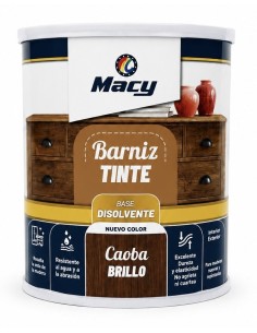 BARNIZ TINTE BRILLO CAOBA 375ml (Macy)