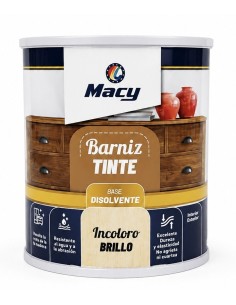 BARNIZ TINTE BRILLO INCOLORO 375ml (Macy)