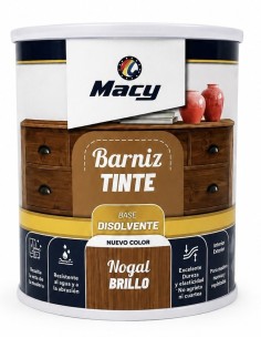 BARNIZ TINTE BRILLO NOGAL 375ml (Macy)
