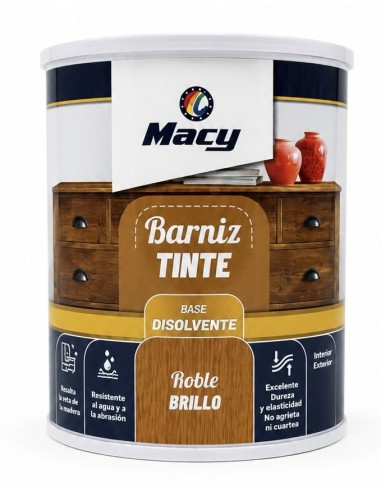 BARNIZ TINTE BRILLO ROBLE 375ml (Macy)