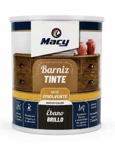 BARNIZ TINTE BRILLO ÉBANO 375ml (Macy)