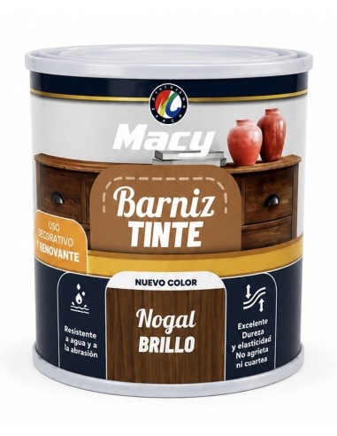 BARNIZ TINTE BRILLO NOGAL 125ml (Macy)